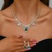 Women’s Jewelry Set Fashion Jewelry Set Crystal Eye Crystal Necklace Earring Set New Crystal Pendant_ipsvogv.com