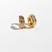 Women's Jewelry Brass Plated With Real Gold Daily Commuting Temperament Fashion Small Earrings Micro Inlaid Zircon Earrings Ear Buckles_ipsvogv.com