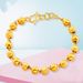 Counter Frosted Bead Bracelet Hollow Men's And Women's 3D Hard Couple Vietnamese Sand Gold Jewelry_ipsvogv.com