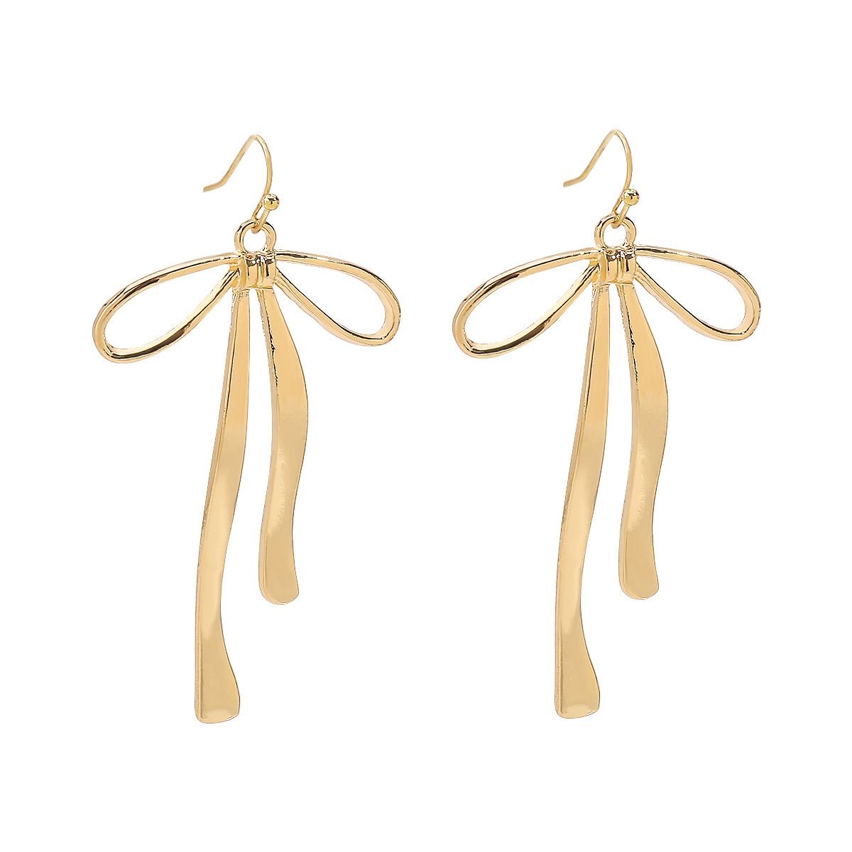 N11997 fashion temperament, personality, niche earrings, ins style, big bow, alloy necklace_ipsvogv.com