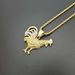 Hip hop hip hop jewelry titanium steel gold plated diamond Gallic rooster pendant_ipsvogv.com
