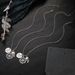 Combination Personalized Compass Heart Splicing English Engraving Mom And Daughter Two Piece Set Necklace_ipsvogv.com