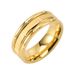 Men's Jewelry Fashion Personality Stainless Steel Combination Brushed Ring Simple Men's Trendy Black Ring Spot_ipsvogv.com