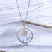 Natural Moonstone Topaz Necklace Clavicle Chain Sterling Silver Temperament New Original Design Niche Pendant Female_ipsvogv.com