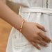 Irregular lines, twisted design, niche bracelet, thin style, versatile business commuting, cold style bracelet, color retention_ipsvogv.com