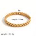 Ins Style Strap Design Titanium Men's Trendy Fashion Watch Chain Stainless Steel Bracelet Wristband_ipsvogv.com