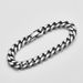 Trendy Jewelry Titanium Steel Men's Bracelet Fashionable Accessories Six-Sided Cuban Chain_ipsvogv.com