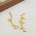 Ladies' Fashionable Gold-plated Heart-shaped Pendant Bracelet With Sparkling Beads For Daily Wear As A Gift From Good_ipsvogv.com