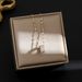 Korean version of Little Man Waist Necklace for Women's Titanium Steel Lock Bone Chain INS Fashion Person Personality_ipsvogv.com