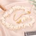 Ocean Element Set With Irregular Natural Shell Crushed Stone Bracelet Necklace_ipsvogv.com