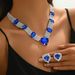 Jewelry Fashion Accessories Party Women's Heart Necklace And Earring Set_ipsvogv.com
