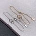 Women's Jewelry V Gold Light Luxury Soul Smooth Bracelet Eye Devil Eye Ins Celebrity Star Same Clavicle Chain_ipsvogv.com