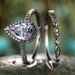 Sanjie's New Water Droplet Full Women's Ins Set With Diamond Zircon Fashion Trend Korean Version Of Girls' Wedding Ring_ipsvogv.com