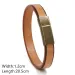 Men Jewelry Punk Brown Braided Leather Bracelet for Stainless Steel Magnetic Clasp Fashion 20.5cm Bangles Gifts_ipsvogv.com