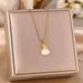 New White Jade Pith Money Blessing Bag Necklace Female Fashion Luxury Titanium Steel Bone Chain Jewelry_ipsvogv.com