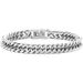 Figaro Stainless Four-Sided Polished Wide Thickened Hip-Hop Dominant Titanium Steel Bracelet Cuban Chain Punk_ipsvogv.com