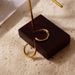 Simple style copper plated gold half circle C shaped personality accessories ins net red fashion earrings female_ipsvogv.com