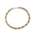 Hip Hop Square Buckle Titanium Twist Chain Lobster Clasp Trendy Men's Black Stainless Steel Jewelry Bracelet_ipsvogv.com