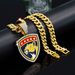 Hot Selling Fashion Hip Hop Florida Wild Leopard Pendant Necklace Men Personality Full Diamond Cuban Chain_ipsvogv.com
