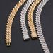 Men's Jewelry Hip Hop Bar Cuban Necklace Hiphop Copper Inlaid Zircon 14mm Trend Necklace_ipsvogv.com