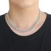 Hip Hop New Necklace 10mm Wide Cuban Chain Personality Trendy Geometric Men's Necklace Clavicle Chain_ipsvogv.com