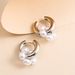Unisex Stainless Steel Detachable Handmade Pearl Earrings With Two Straps For Women's Earrings And Earrings Hot Selling Personality Temperament_ipsvogv.com