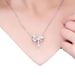 Full Diamond Zircon Bow Pendant With Water Droplets, And Versatile Necklace, Women's Collarbone Chain, New Neckchain,_ipsvogv.com
