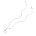 Kenjie S Pure Silver Crescent Pearl Pendant Necklace, New Collarbone Chain, Women's Fashionable And Simple Accessories_ipsvogv.com