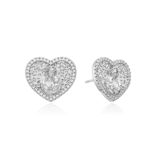 Women’s Jewelry Set Fashion Copper Plated Real Gold Style Mother's Day Heart Shaped Micro Inlaid Zircon Earrings Light Luxury Earrings Jewelry_ipsvogv.com