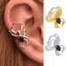 spider ear clip no ear holes for women Gothic simple animal ear bone clip earrings single_ipsvogv.com