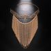 New Rhinestone Accessories, Fashion Ball Fringed Mask, Exotic Hollow Veil Headdress_ipsvogv.com