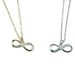 New Micro Inlaid Necklace For Women, New Cross With 8-shaped Circular Symbol Collarbone Chain Selling Well_ipsvogv.com