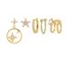 Women’s Jewelry Set Fashion Real Gold Brass Electroplating Fashionable And Elegant Earrings High End Ladies All Match Earrings Set_ipsvogv.com