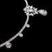 Bridal wedding zircon Hair accessories full diamond water drop pendant Hair chain European and American sparkling crystal headdress Hair chain_ipsvogv.com