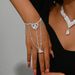 Women’s Jewelry Set Fashion Wedding Jewelry Necklace Earrings Bracelet Ring Jewelry Set Luxury Rhinestone Bridal Necklace_ipsvogv.com