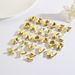 Smooth A-Z Letter Pendant Fashion DIY Jewelry Copper Gold-plated Color Preserving Necklace Accessories_ipsvogv.com