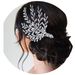 Bridal Hair Comb Long Rhinestone Clip Wedding Dress Hair Headdress Side Insert Comb Hair Piece_ipsvogv.com