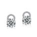 Brilliant Moissanite Earrings For Women S925 Silver Full Of Colored Gems High End Earrings Simple And Fashionable_ipsvogv.com