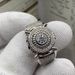 Unisex inlaid white zircon ring luxury men's engagement wedding jewelry_ipsvogv.com