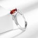 Internet Celebrity Live Streaming Hot Selling Light Luxury Pomegranate Red Super Sparkling Zircon For Women With A_ipsvogv.com