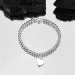 4mm Beads Love Heart Charm For Women Girls Lovely Cute S Sier Beaded Bg Dia Designer Bangle Bracelets Jewelry_ipsvogv.com