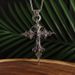 Personalized Gothic Skull Cross Pendant Necklace Men's Trend Punk Jewelry Gift_ipsvogv.com
