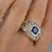 Cao Shi's New Jewelry Fashion Business Double Color Men's Ring_ipsvogv.com
