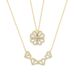 Mall Love, A Multi Wearing Love Four-leaf Clover Necklace, Female Gift For Girlfriend, Titanium Steel Chain_ipsvogv.com