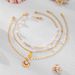 Beach Ocean Wind Metal Shell Conch Simple Ins Pearl Fine Chain Foot Decoration Female_ipsvogv.com