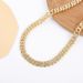 Small Unique Cuban Fashionable Alloy Full Diamond Necklace, Simple Men's And Women's Light Luxury Jewelry_ipsvogv.com