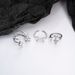 Full Diamond Sparkling Double Layer Water Drop Love Zircon For Women, Light Luxury, High End, Personalized Coldness_ipsvogv.com