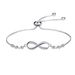Women’s Jewelry Set Fashion hot selling jewelry 8 shaped bracelet sterling silver ocean heart necklace female earring combination set_ipsvogv.com