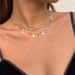 3 Can Be Worn Alone, Star And Moon Handmade Chain Necklace Set, Sweet Intellectual And Elegant, Stacked Multi-layer Neck Chain_ipsvogv.com