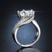 Hot Selling Princess Large Dove Egg Luxury 5-Carat for Women High Carbon Mosan Diamond Ring_ipsvogv.com